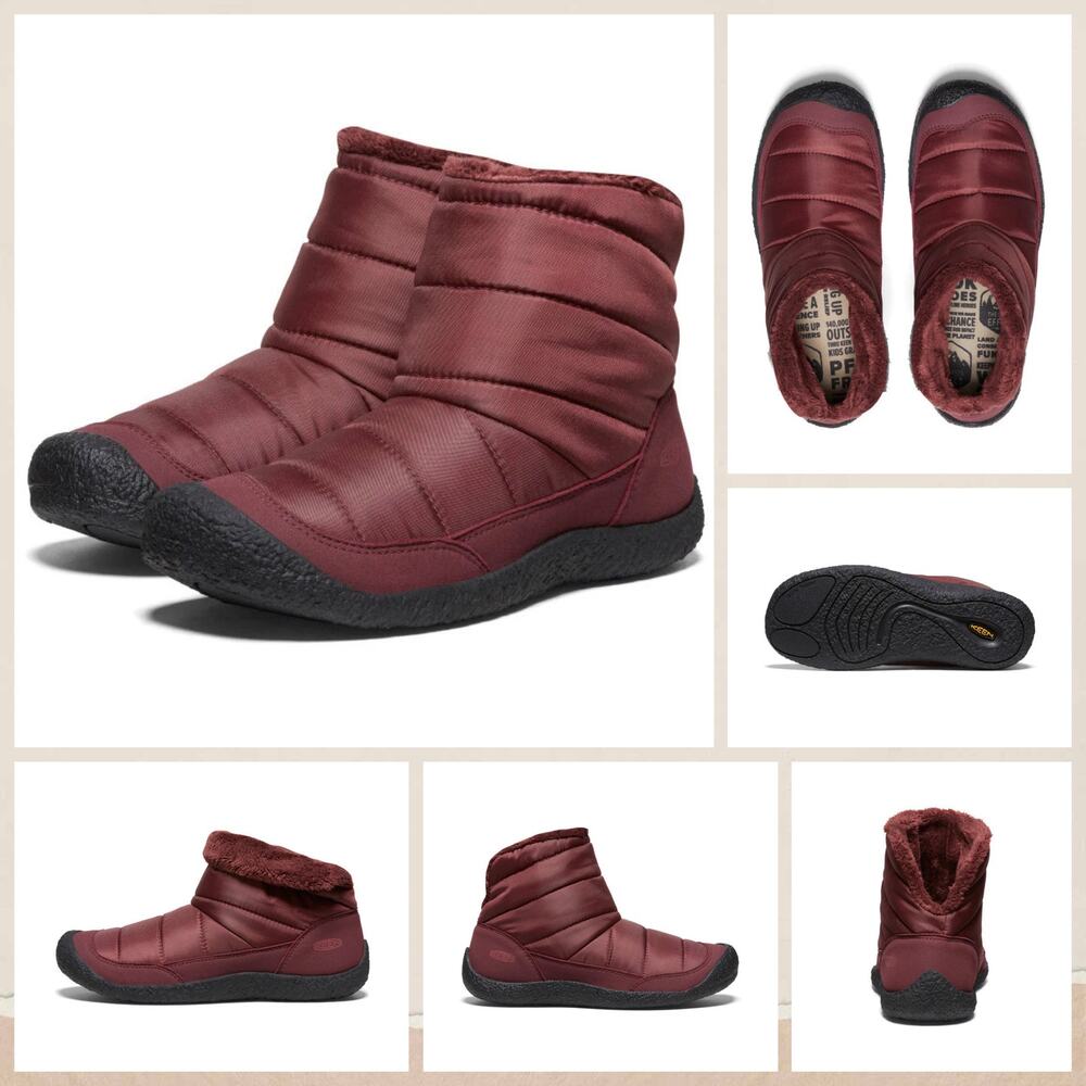 NIB Keen 7.5 38 Howser Fold Down Warm Indoor Outdoor Slip On Boots Andorra - Picture 2 of 10